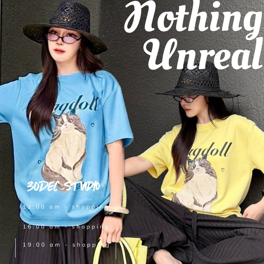 🌈 NOTHING HOUSE & Ureal ☁️🎈 เสื้อ oversize เก็บเงินปลายทาง ✅