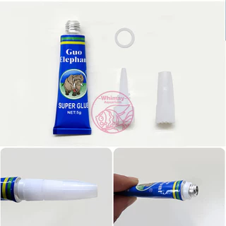 กาวติดมอส ไม้น้ำ ปะการัง หิน ขอนไม้ INSTANT GLUE หลอดฟ้า 5 กรัม