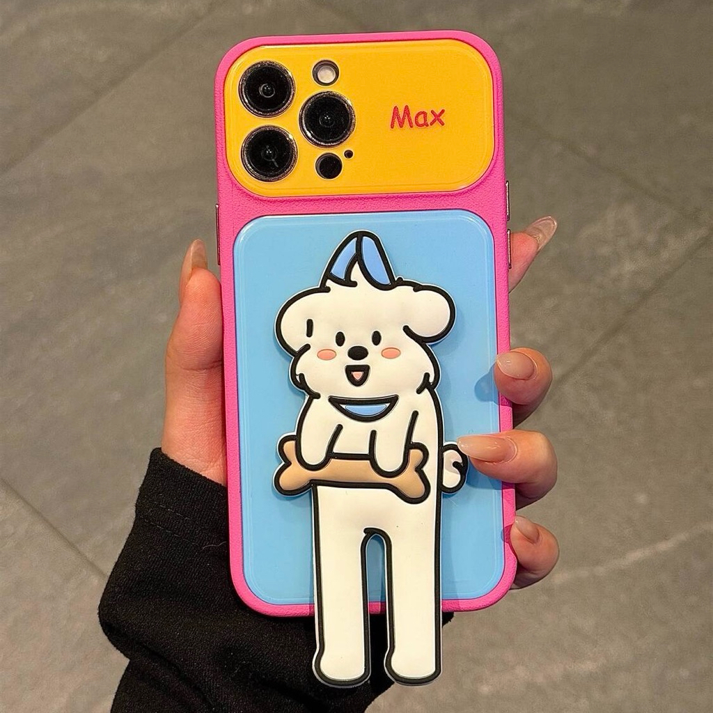 เคสทูโทน กันกระแทก ขาตั้ง การ์ตูน สำหรับรุ่น iPhone 13 14 15 16 17 Pro Max