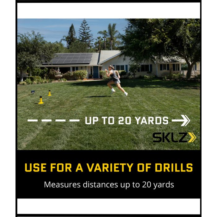 SKLZ Speed Gates ประตูจับเวลาวิ่ง เซนเซอร์อัตโนมัติ จับเวลาสปรินต์ ซ้อมความเร็ว ฟุตบอล กรีฑา สำหรับโค้ช นักกีฬา — صورة 2