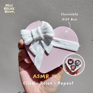 ASMR Clicker กล่องช็อกโกแลตรูปหัวใจ ของเล่นคลายเครียด (Blue switch) กล่องของขวัญ ของขวัญวันเกิด วาเลนไทน์
