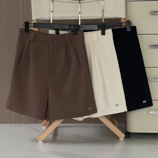 Sissy Store : กางเกงขาสั้น ผ้ายืด Double Spandex (S-3XL) ดีไซน์สวย ทรงเป้ะ ผ้าใส่สบาย