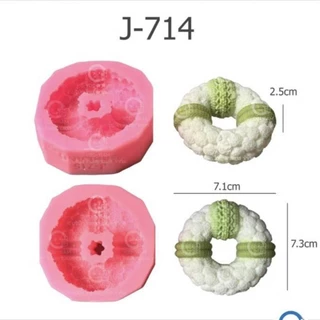 แม่พิมพ์ฟองดอง สำหรับทำขนมวุ้น ขนมต่างๆรูป พวงมาลัยวันแม่ (2569)