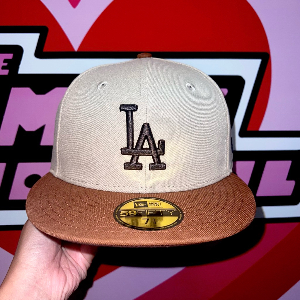 New Era Los Angeles Dodgers Mocha 59fifty Fitted Cap