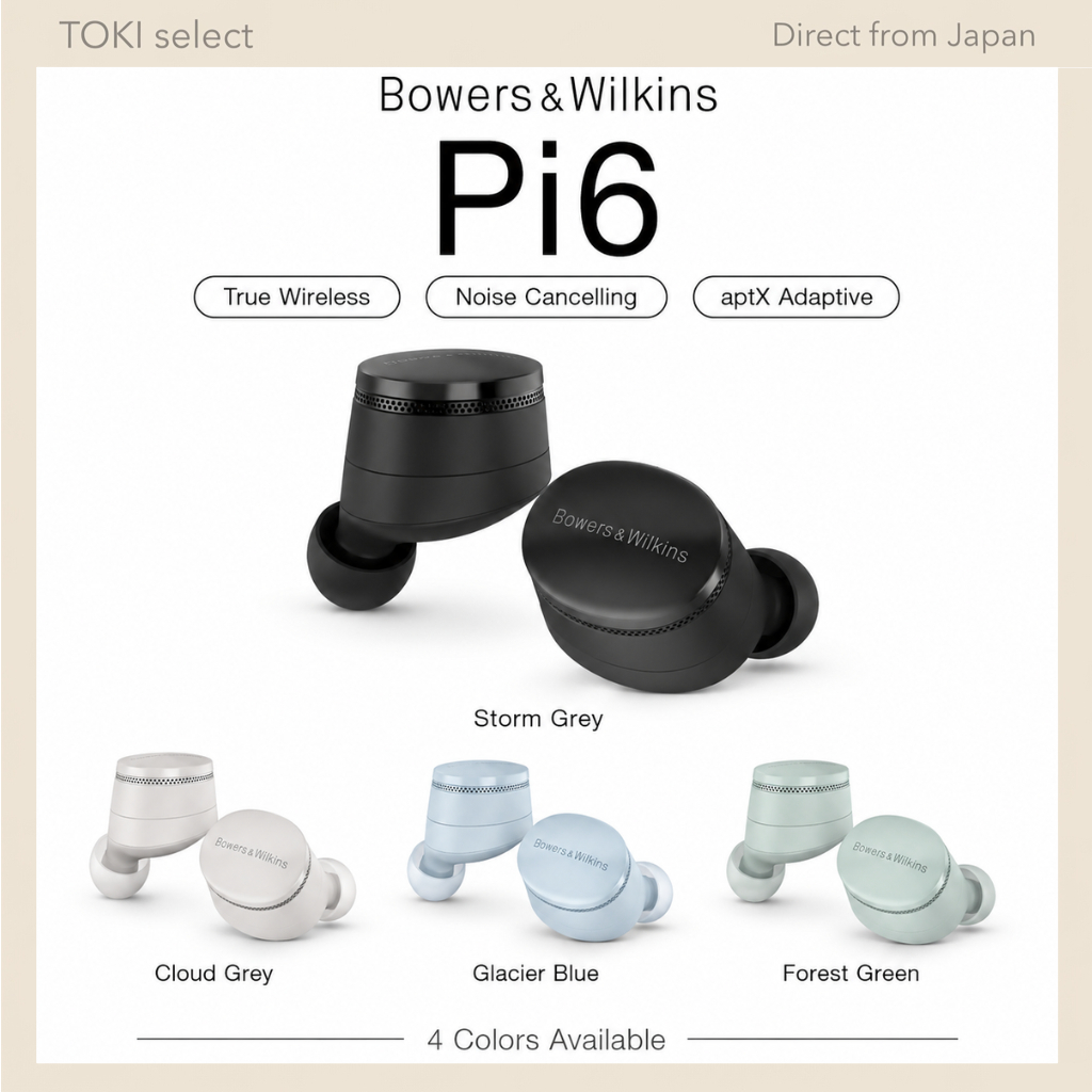 Bowers & Wilkins Pi6 True Wireless Noise Cancelling Earbuds aptX Adaptive Bluetooth