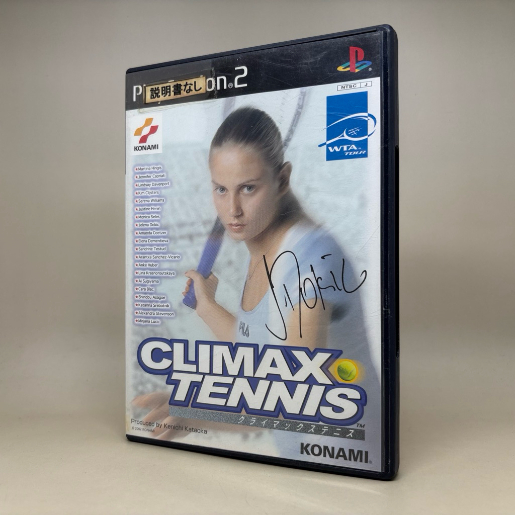 🇯🇵Climax Tennis - WTA Tour Edition (PS2) | PlayStation 2 | Original DVD Game | NTSC-J | Japanese | ใ