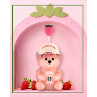 💯%Starbucks Bearista Bear Glass Cup แก้วหมีใส Bearista Limited Edition ของแท้100%