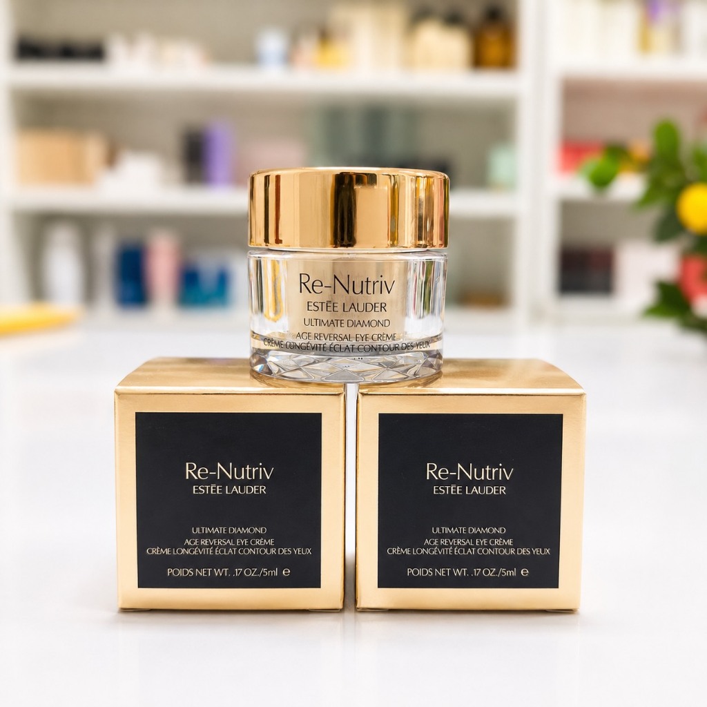 Estee Lauder Re-Nutriv Ultimate Diamond Age Reversal Eye Creme 5ml (ผลิต 09/25) ครีมบำรุงรอบดวงตา ของแท้ ฉลากไทย