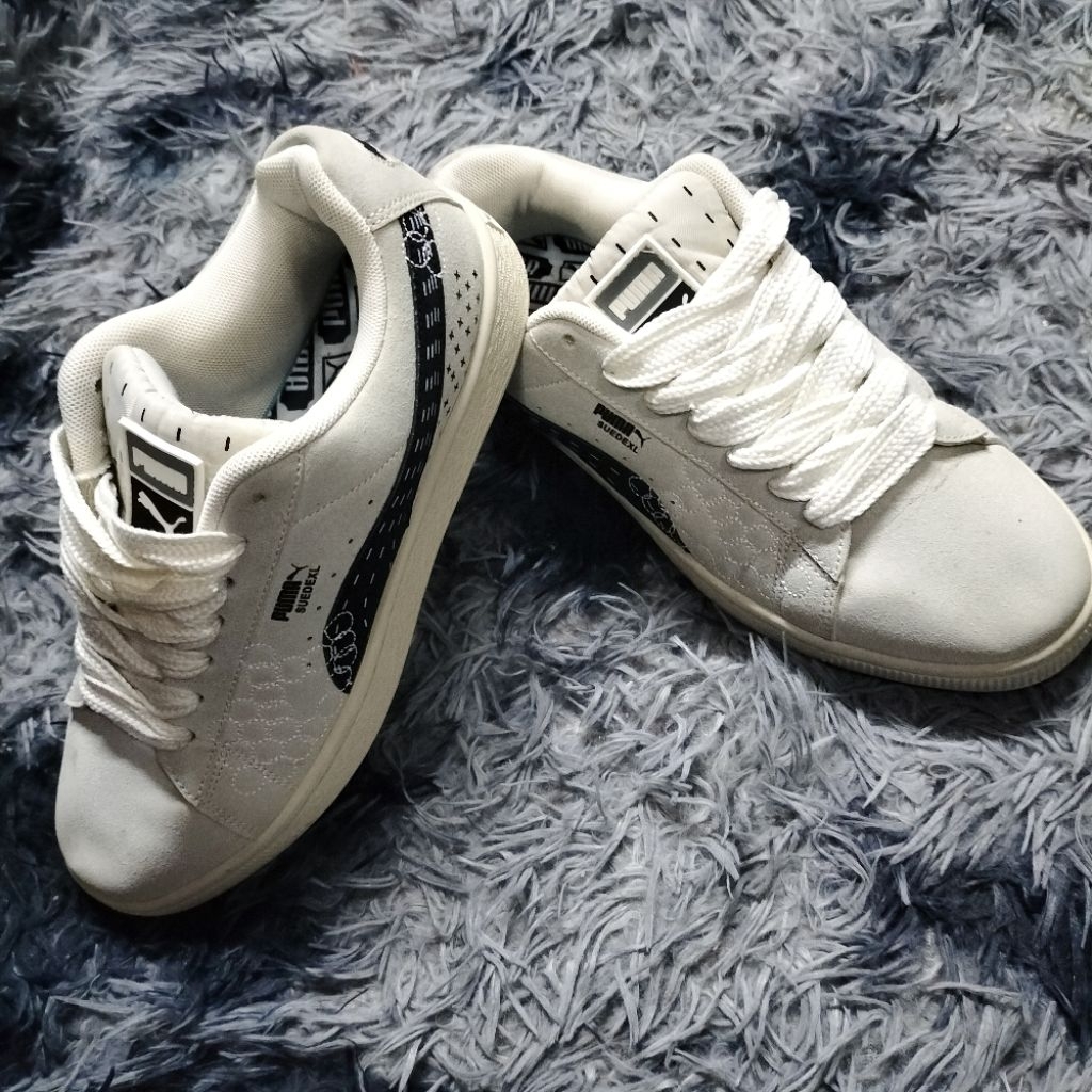 รองเท้าทรงบวม,สเก็ตPUMA SUEDE XL มือสอง