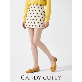Candy Cutey รองเท้าแบนบาเล่ต์ผู้หญิง หนังนุ่มสุดๆ ใส่สบายไม่เจ็บเท้า ส้นออกแบบป้องกันการถลอกเท้า ดีไซน์เรียบง่ายเข้ากับท