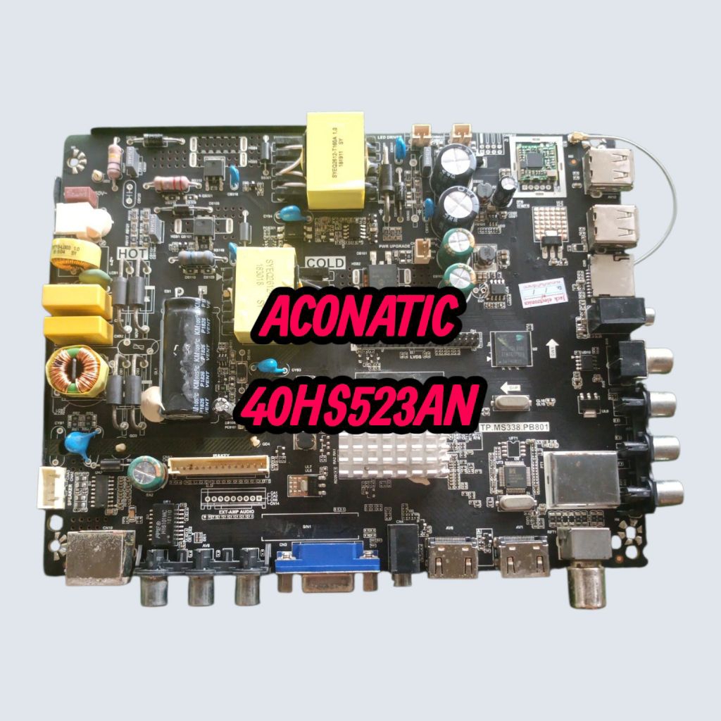 บอร์ดทีวี aconatic 40 นิ้วรุ่น40HS523ANแท้ถอด