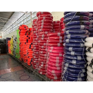 ห่วงโฟมชูชีพขนาด24 นิ้ว สีส้มคาดสีน้ำเงิน ผลิตจากวัสดุอย่างดี เนื้อผ้าไม่ซับน้ำป้องกันเชื้อราโฟมฉีดขึ้นรูปหุ้มด้วยผ้าหนา
