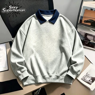 ส่งไวจากไทย เสื้อสเวตเตอร์ Oversize เกาหลี แขนยาว Unisex ได้รับของเร็ว แถมเนื้อนุ่ม