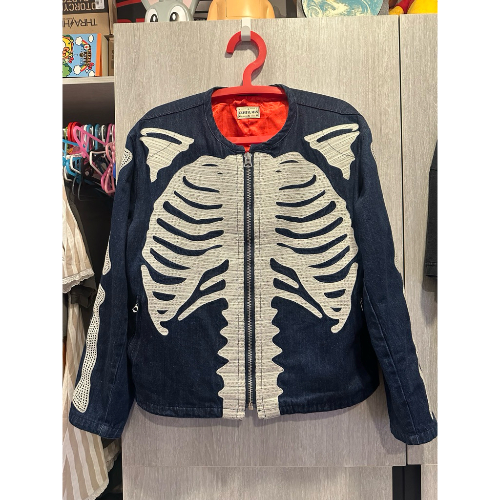 Kapital Kountry Bone Riders Jacket Denim Men JPN Limited Edition Rare Denim  Craf ไซด์ M