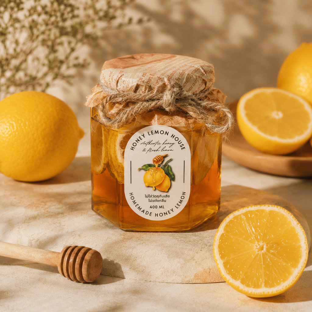 Homemade Honey Lemon เลม่องดองน้ำผึ้งโฮมเมด 400ml. | by Honey Lemon House