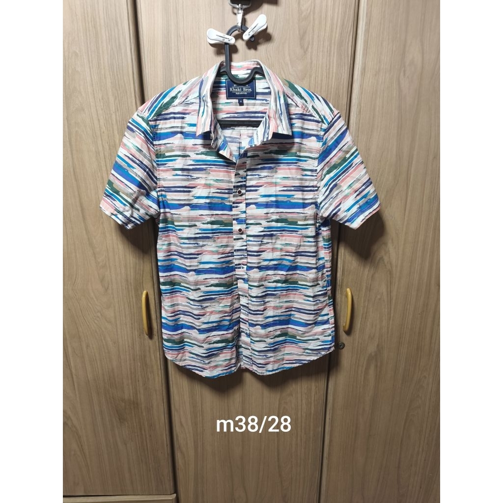 khaki bros เสื้อเชิ้ตชาย ใช้น้อย ป้ายm อก38