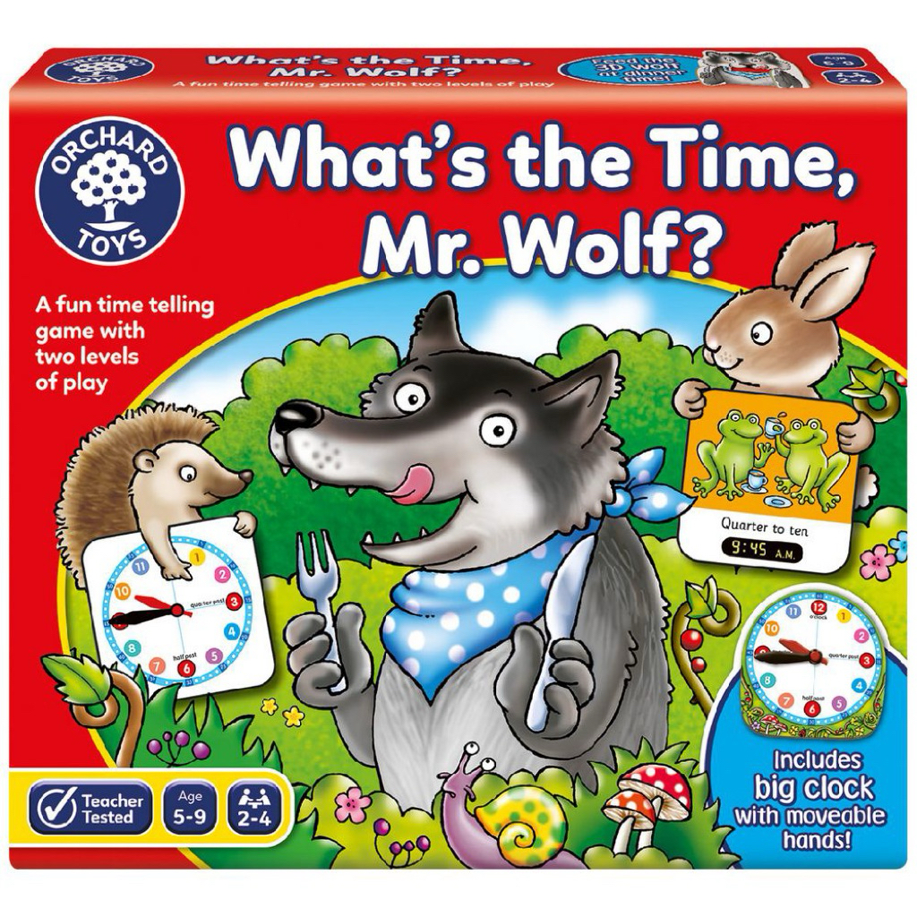 Orchard toys | พร้อมส่งในไทย🇹🇭 What's the Time, Mr. Wolf? Game