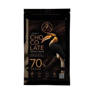 Organic Dark Chocolate 50g. 70%,85%,95%,100% KaengKrachan Forest Origin :Nutty >Floral>Fruityปลายไม่เปรี้ยวแน่นอน