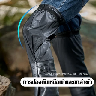 ⛈️รุ่นใหม่pvcแบบหนา⛈️ รองเท้ากันน้ำ ถุงคลุมรองเท้ากันน้ำ รองเท้ากันฝน พื้นยางกันลื่น มีหลายขนาดให้เลือก