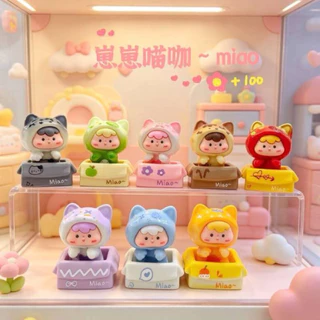 [8pcs]เรซิ่น น้องแมว Miao 8 สี งานเรืองแสง น่าสะสม มาครบ พร้อมส่งจากไทย