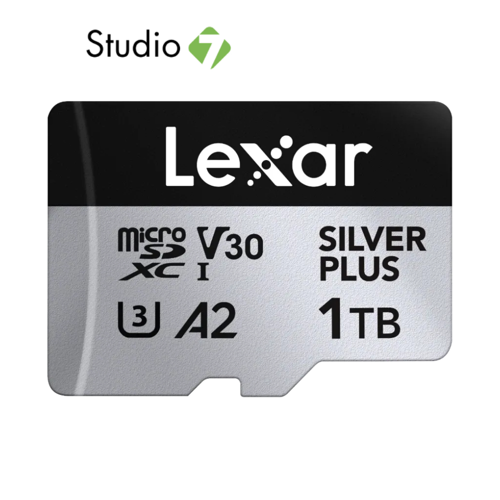 [ของแท้] เมมโมรี่การ์ด Lexar MicroSDXC 1TB Professional Silver Plus Global by Studio7