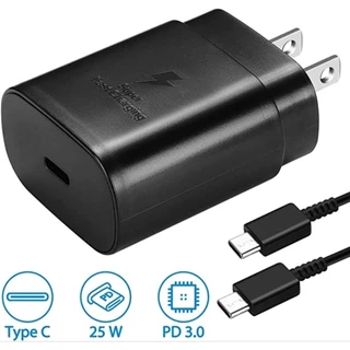 ชุดสายชาร์จ 25w สำหรับ Galaxy Samsung