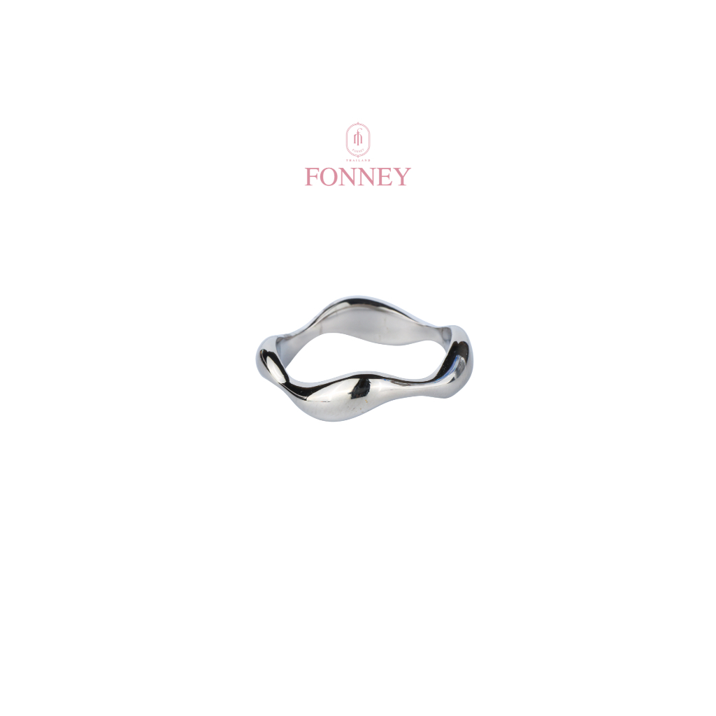 RN-25Fonney แหวน สแตนเลสแท้ไม่ลอกไม่ดำ