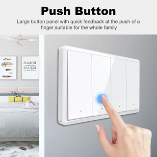 Tuya Matter WiFi Smart Switch รุ่น MH ต่อ/ไม่ต่อ N เปิดปิด ตั้งเวลา รองรับ HomeKit, Google Home