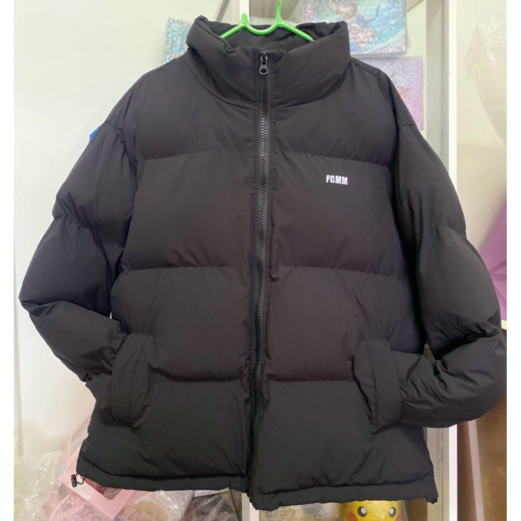 FCMM Puffer Jacket Size L สีดำ คอสูง🇰🇷🖤