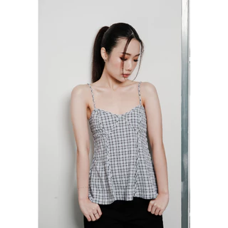 Yanis scotty top สายเดี่ยวชายระบาย Basicselected