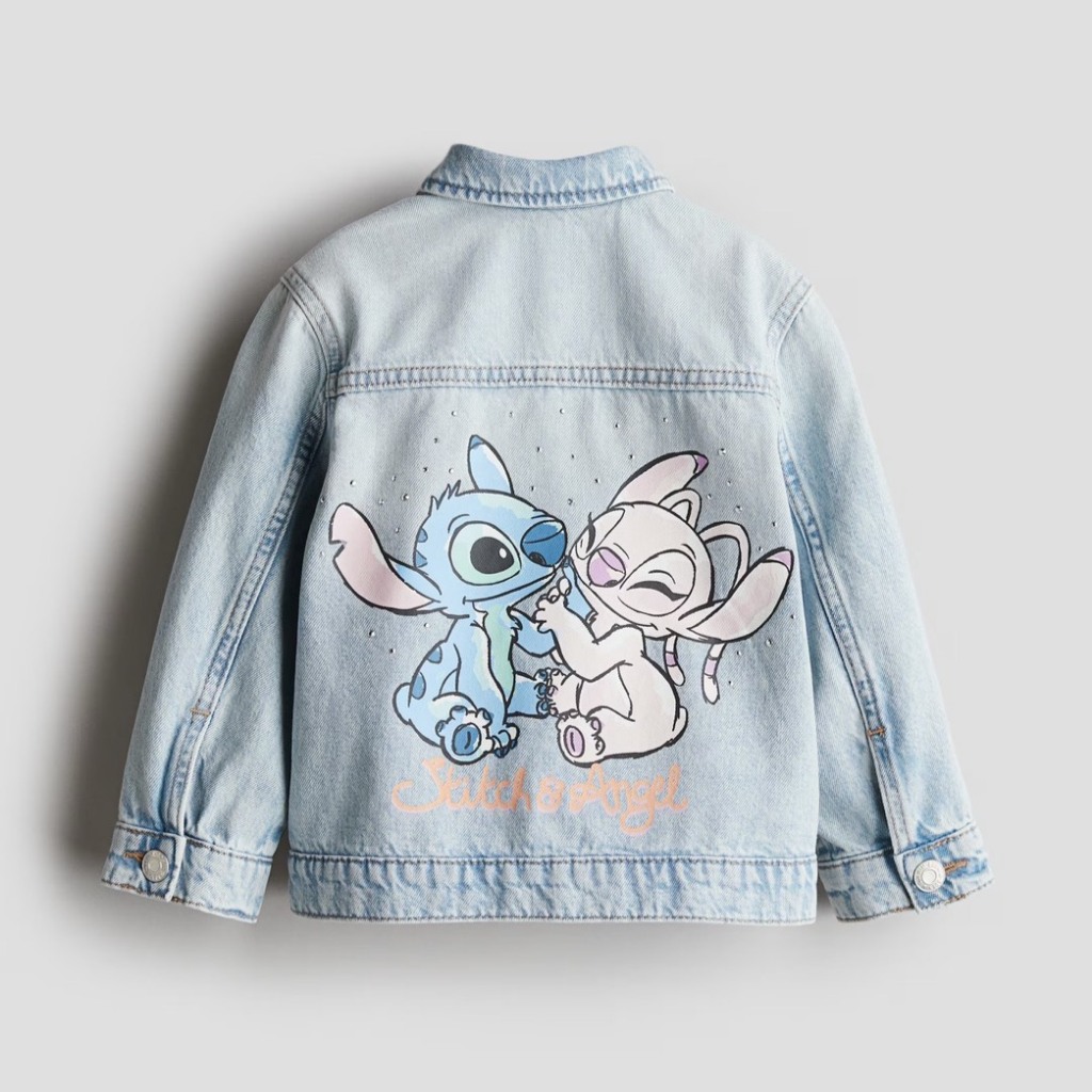 H&M เสื้อยีนส์ สติช ไซด์ 2-6 ปี ของใหม่ แท้ พร้อมส่ง