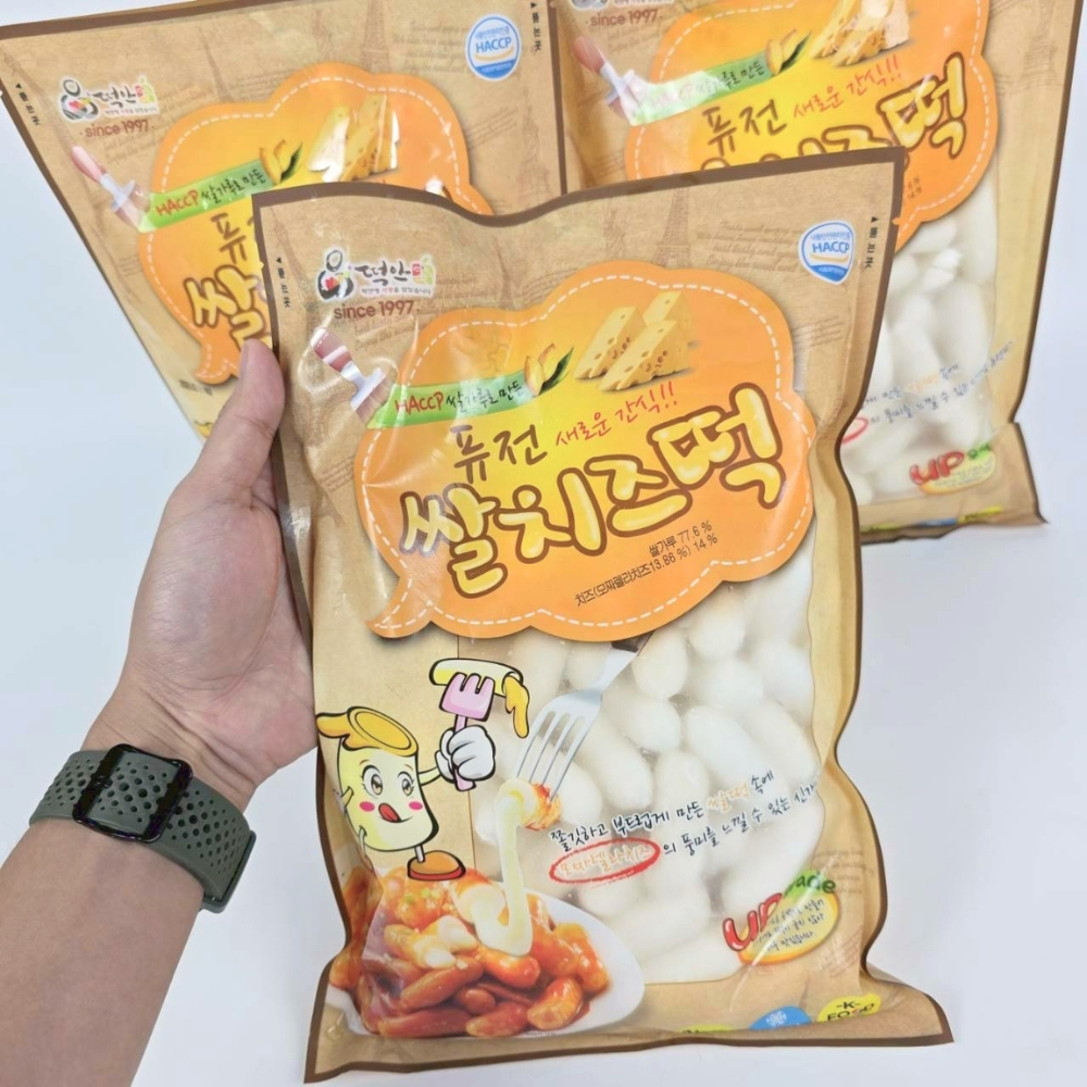 Tteokbokki Topokki 1KG ต๊อกโบกี แป้งต๊อกบกกีสอดไส้ชีส รูปที่ 7