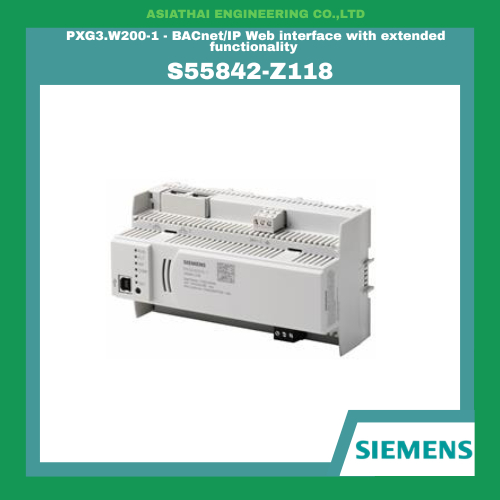 PXG3.W200-1 - BACnet/IP Web interface with extended functionality [S55842-Z118]