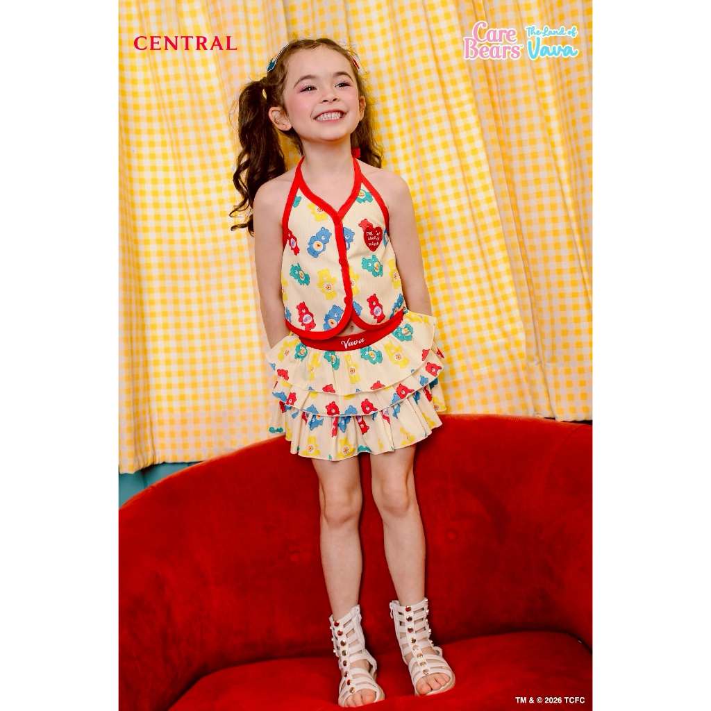 Thelandofvava 🐻LOOK03 - VNXI0184 ชุดเด็กผู้หญิง 🐻 Care Bears (Gummy Bear) ลิขสิทธิ์แท้จาก vava