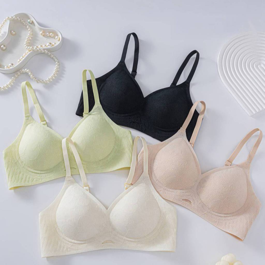 [ BRA15 ] บราลูกไม้ ไร้โครง ใส่สบาย เก็บทรงสวยทุกวัน ไม่อึดอัด