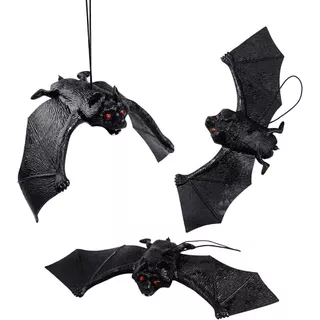 ค้างคาวปลอม ค้างคาวยาง ตกแต่ง ปาร์ตี้ ฮาโลวีน บ้านผีสิง Fake Rubber Bat Halloween Party Decorations Ghost Haunted House