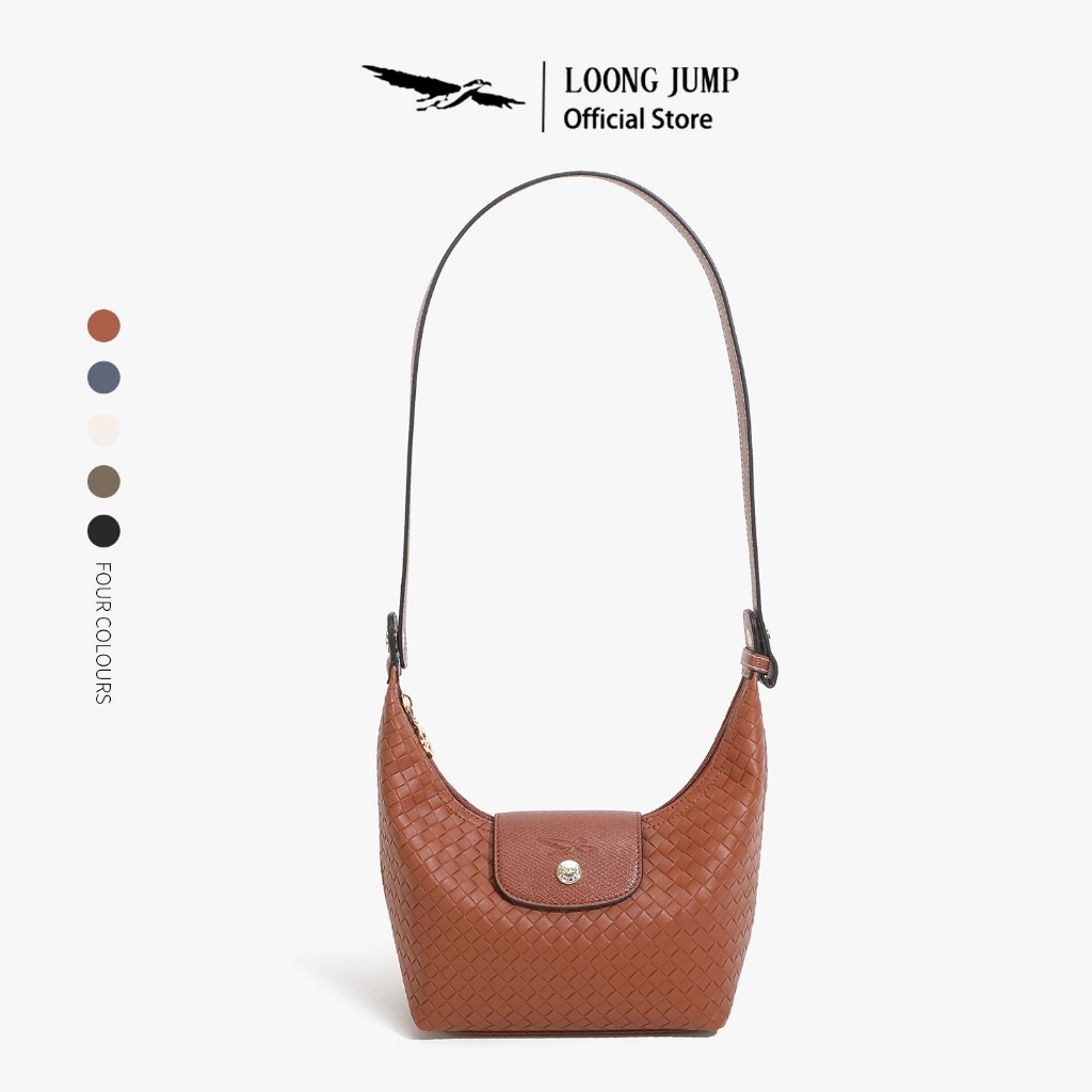 LOONG JUMP Trend - Hobo Bag สะพายข้าง กระเป๋าถือ กระเป๋าหนัง Crossbody รวมสี