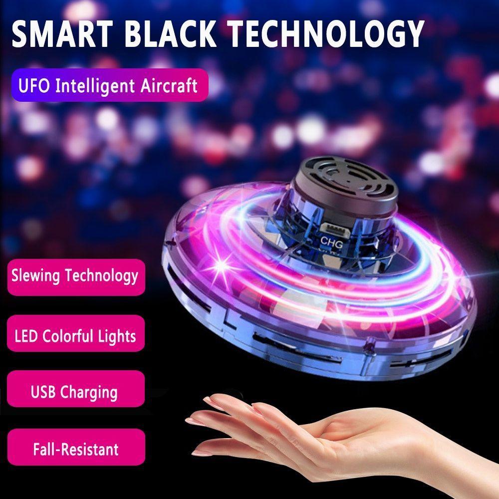 Fly spinner สปินเนอร์บิน จานบิน Flynova Flying Fidget Spinner ของเล่นบรรเทาความเครียด โยนมันออกแล้วบ