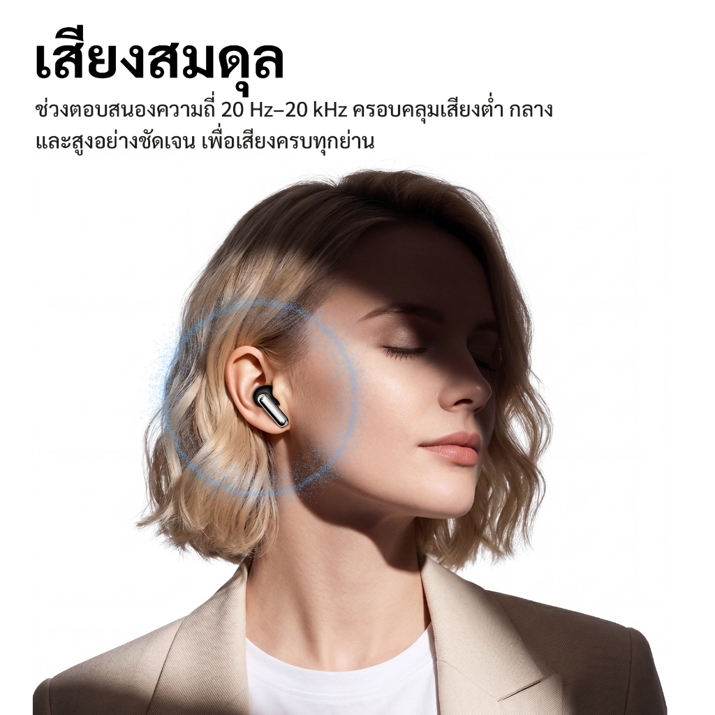 GOOJODOQ J247 หูฟังแบบใส่ในหู Bluetooth 5.3 หูฟังบลูทูธ รูปที่ 6