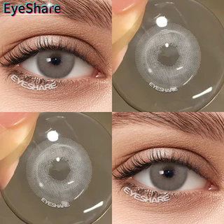 {COD}-AURORA/OCEAN คริสตัลคอนแทคเลนส์ 1 คู่ 14.2 มม.เลนส์สีเทาขนาดเล็กรายปีใช้คอนแทคเลนส์สีจัดส่งฟรี