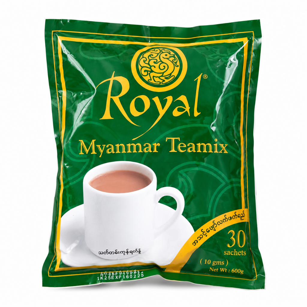 [พร้อมส่ง] ชานมพม่า Royal Myanmar Teamix 3 in 1 หอมละมุน ไม่หวานมาก 30 ซอง
