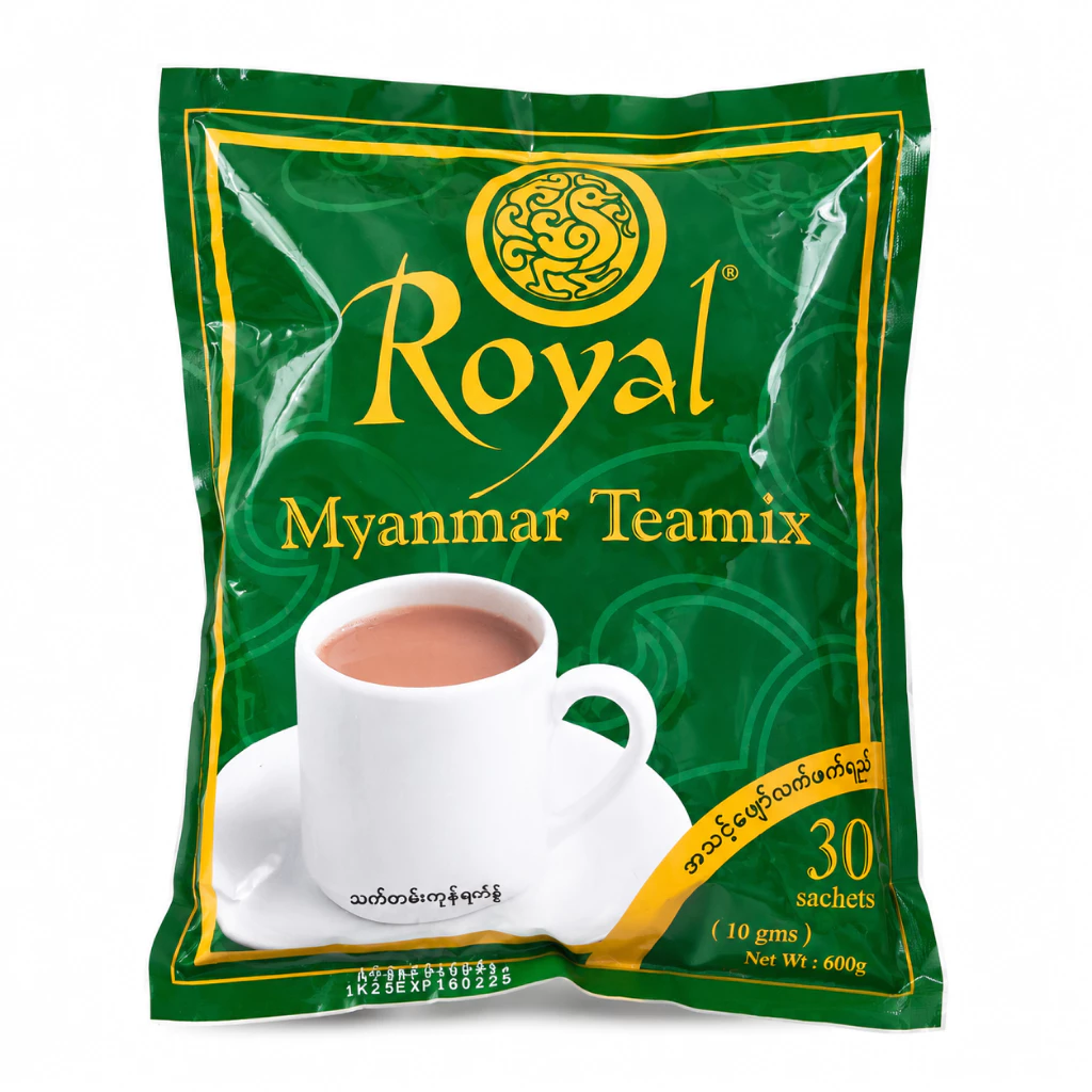 [พร้อมส่ง] ชานมพม่า Royal Myanmar Teamix 3 in 1 หอมละมุน ไม่หวานมาก 30 ซอง