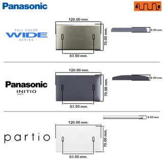 ฝาปิดมิด,ฝาปิดช่องว่าง 2x4 Panasonic Full-Color Wide Series แท้💯% WEG6891,WEGN6891,WEG6591K,WEG6691