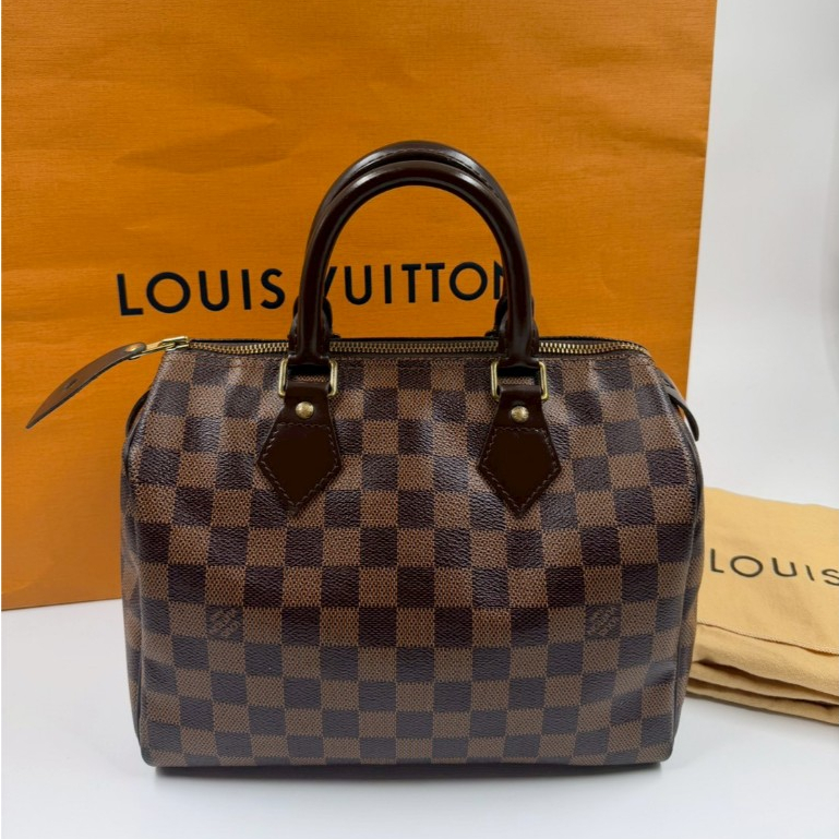 (มือสอง) Lv Speedy Damier 25 Dc13 *กรุณาทักแชทเช็คสต็อกก่อนกดสั่งนะคะ*