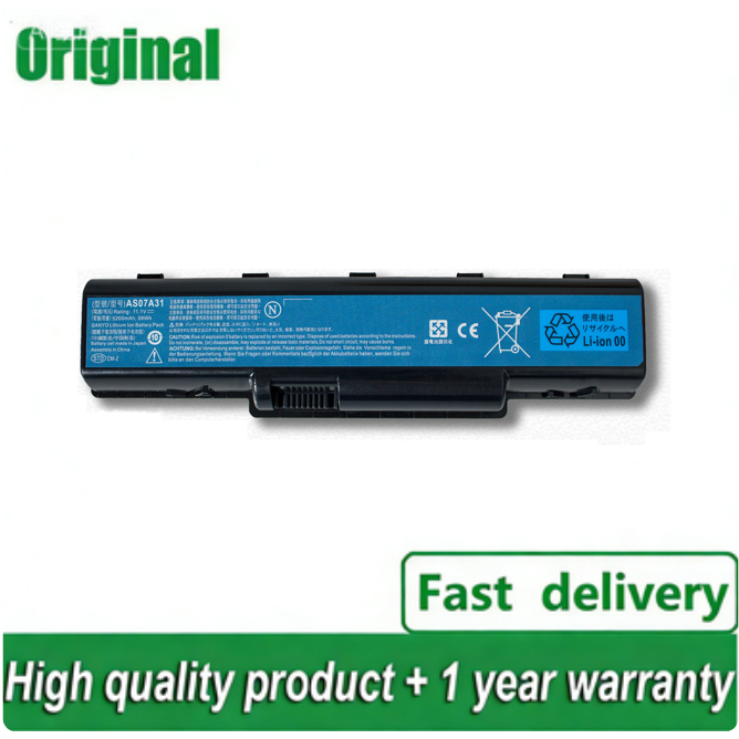 Acer AS07A71 / AS07A31 แบตเตอรี่แล็ปท็อป สำหรับ Acer Aspire 2930 2930G 4710 4720 4740G 4736 4930 493