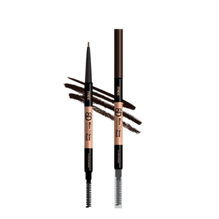 ××No.1ขายดีมาก ดินสอเขียนคิ้วหัวสลิม รุ่นเดิม 8D Micro Slimbrow Pencil S1-แท่งน้ำตาล ติดทน กันน้ำ