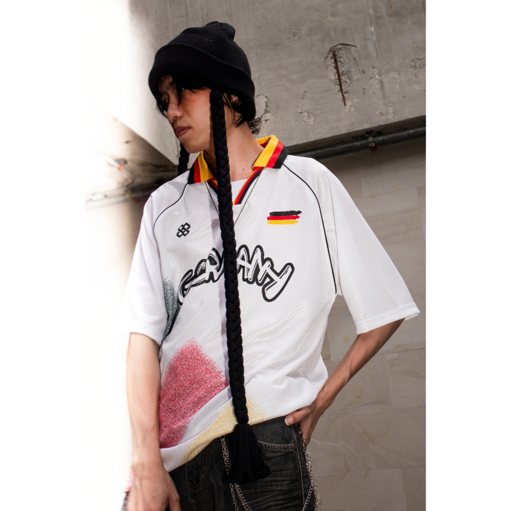 EightyEight Sport - เสื้อบอลโลก 2026 เยอรมัน Oversize 90s (รุ่น OS-GER26)