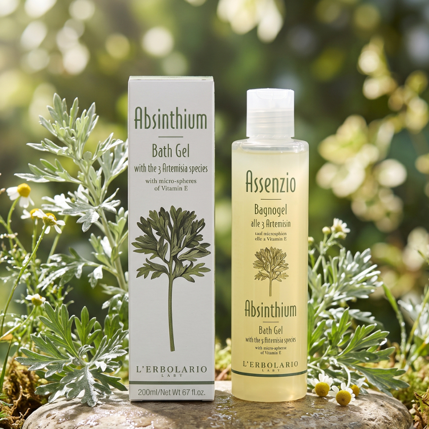Geyer Haus L'ERBOLARIO Absinthium Bath Gel เจลอาบน้ำหอม พร้อมวิตามินอีและซี Made in Italy