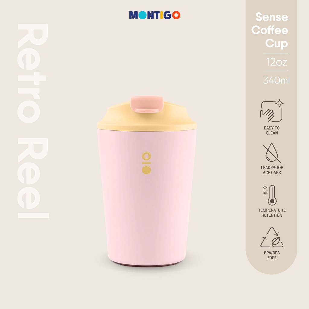 Retro Reel Sense Coffee Cup Regular 12OZ Sunset Notes  - แก้วกาแฟเก็บความเย็น - ร้อน