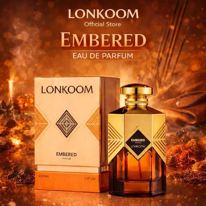 LONKOOM 100 ml น้ำหอม EDP รุ่นEMBERED พร้อมส่ง Perfume ผู้ชาย ผู้หญิง ของขวัญ น้ำหอมอาหรับ